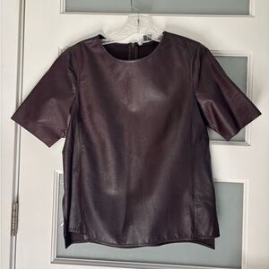 Vince leather top